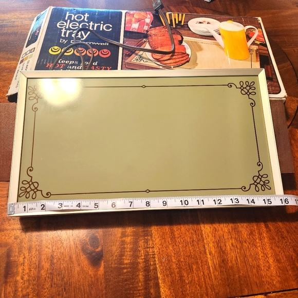 Vintage Kitchen Cornwall Hot Electric Tray in Avacodo - Picture 14 of 16